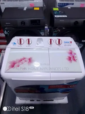 Scanfrost Semi-Automatic Washing Machine 7KG White Colour