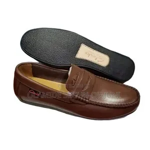 Leather Brown Clark Loafers