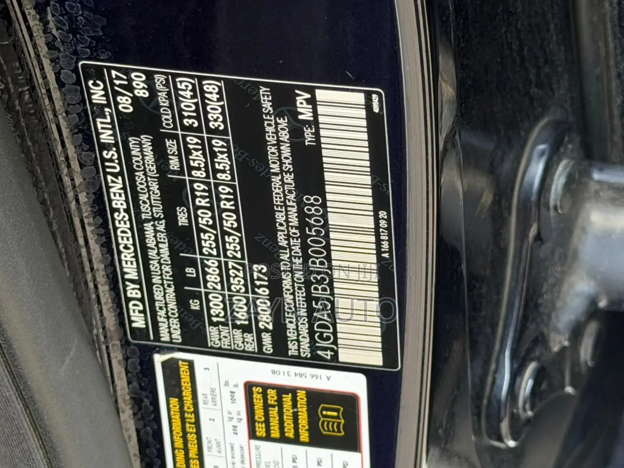 Mercedes-Benz GLE-Class GLE 350 2018 Blue