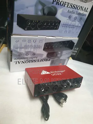 High Quality Bridsinger Uc22 Audio Interface Sound Card