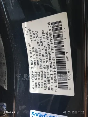 Honda Accord 2014 Black
