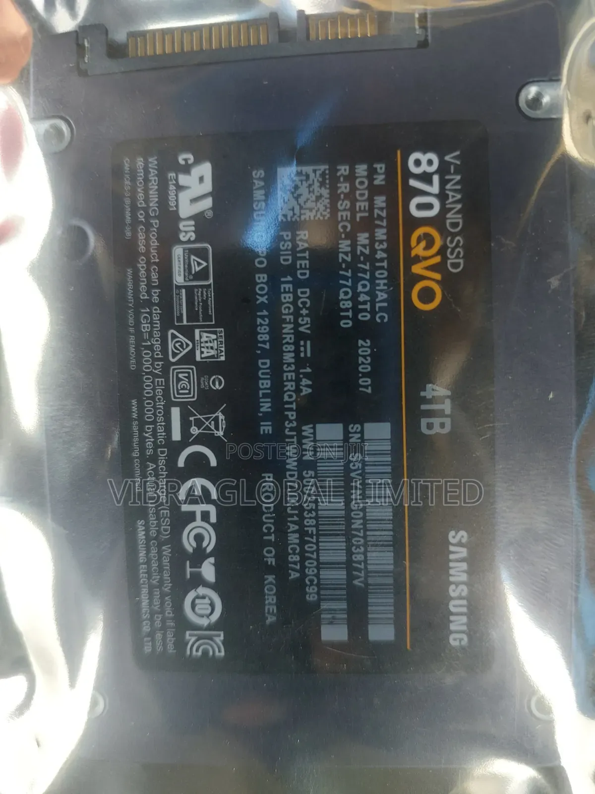 4tb SSD Sata Samsung 870 Qvo v-Nand