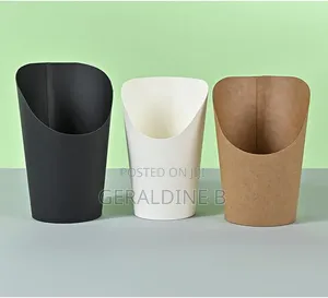 Small Chops Pouches and Kraft Paper Oblique Scoop Cups