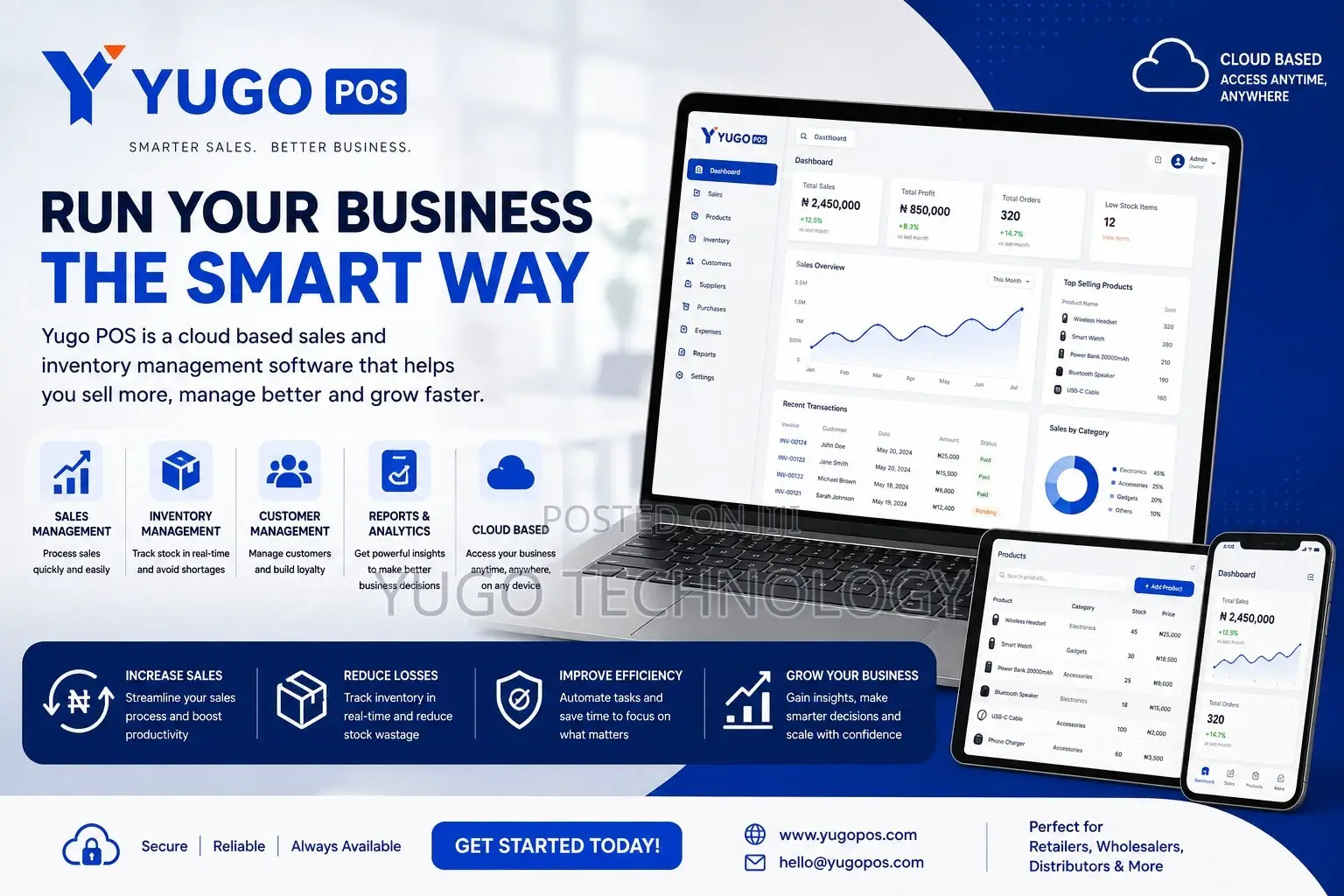 Yugopos Software for Sales and Inventory Management