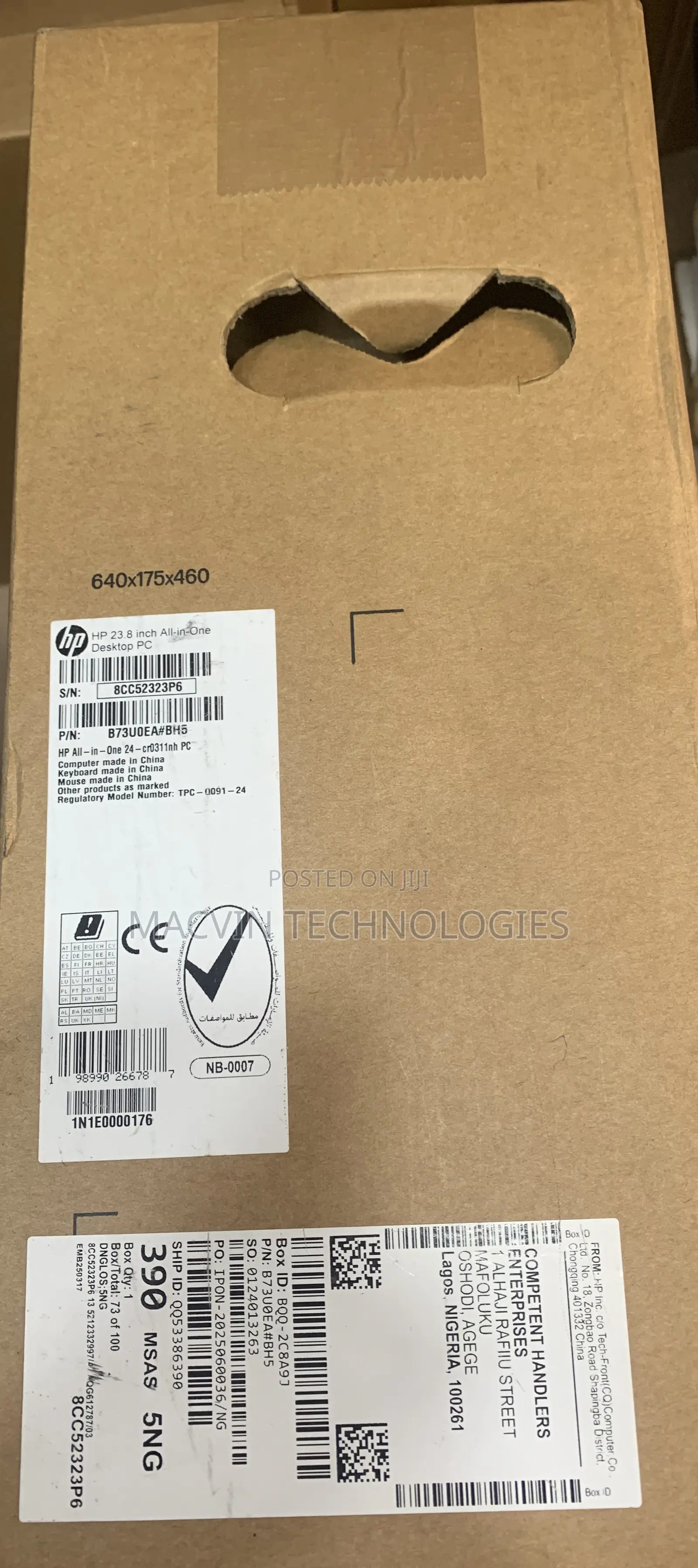 New Desktop Computer HP AiO 24 8GB Intel Core i3 SSD 512GB