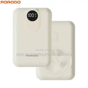 Porodo Magnex Magsafe 15W Powerbank 20000 Mah With Pd20W - White