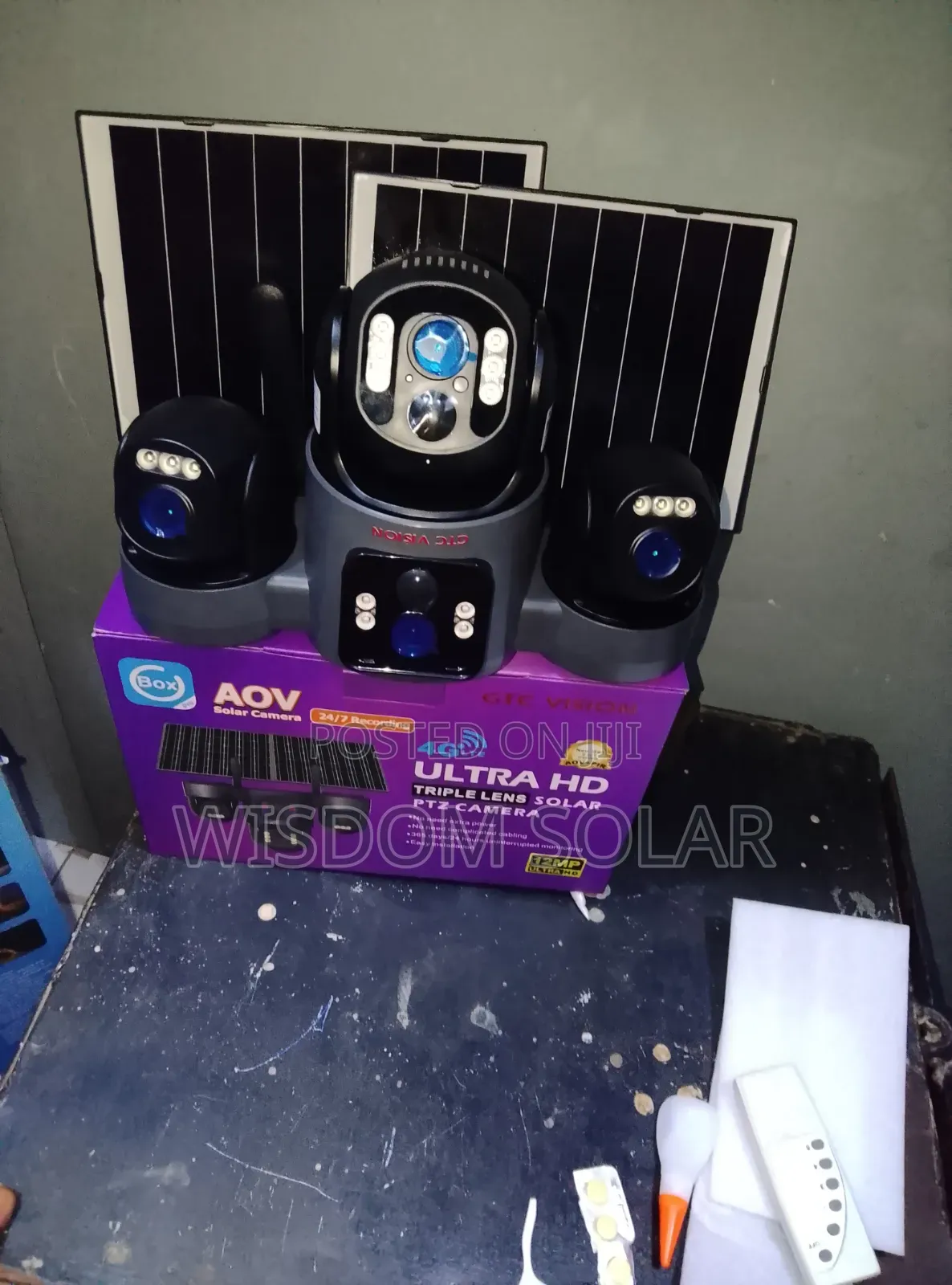 Ultra CCTV Camera With Solar Panel