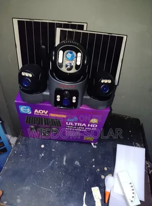 Ultra CCTV Camera With Solar Panel