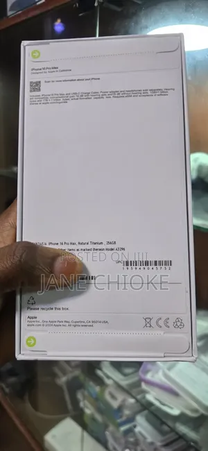 New Apple iPhone 16 Pro Max 256 GB Gray
