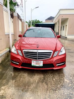 Mercedes-Benz E350 2012 Maroon