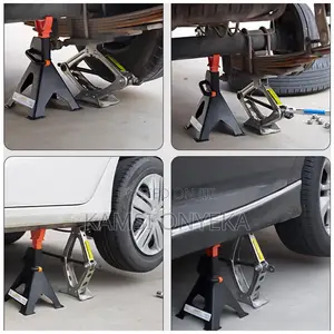 Steel Jack Stands 3 Ton Capacity 1 Pair Car Jack Stand Adjustable