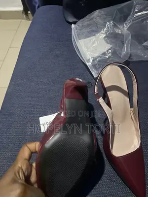 Burgundy High Heel Shoes