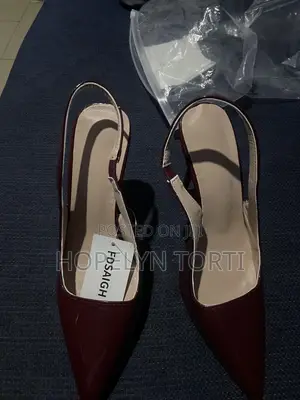 Burgundy High Heel Shoes