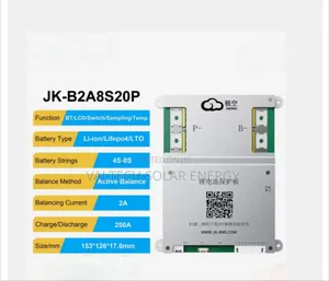 Jk-B2a8s20p 200a 4s-8s 2a Active Balancer Smart Bluetooth BMS