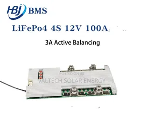 HBJ 4s 100a 12v LFP Hardware BMS With 3a Active Balancer