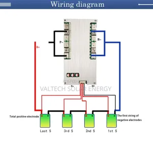 HBJ 4s 100a 12v LFP Hardware BMS With 3a Active Balancer