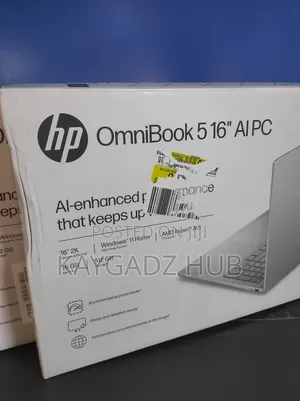New Laptop HP OmniBook 5 16" 16GB Intel Core Ultra 7 SSD 1T