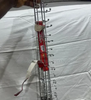 Multi-Purpose Stainless Steel Wall Mounted Hook Rack (10 Hooks)
