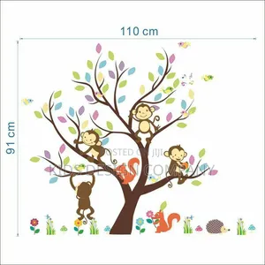 Tree Stickers for Kids Rooms Wall Decal