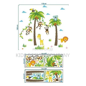 Tree Stickers for Kids Rooms Wall Decal