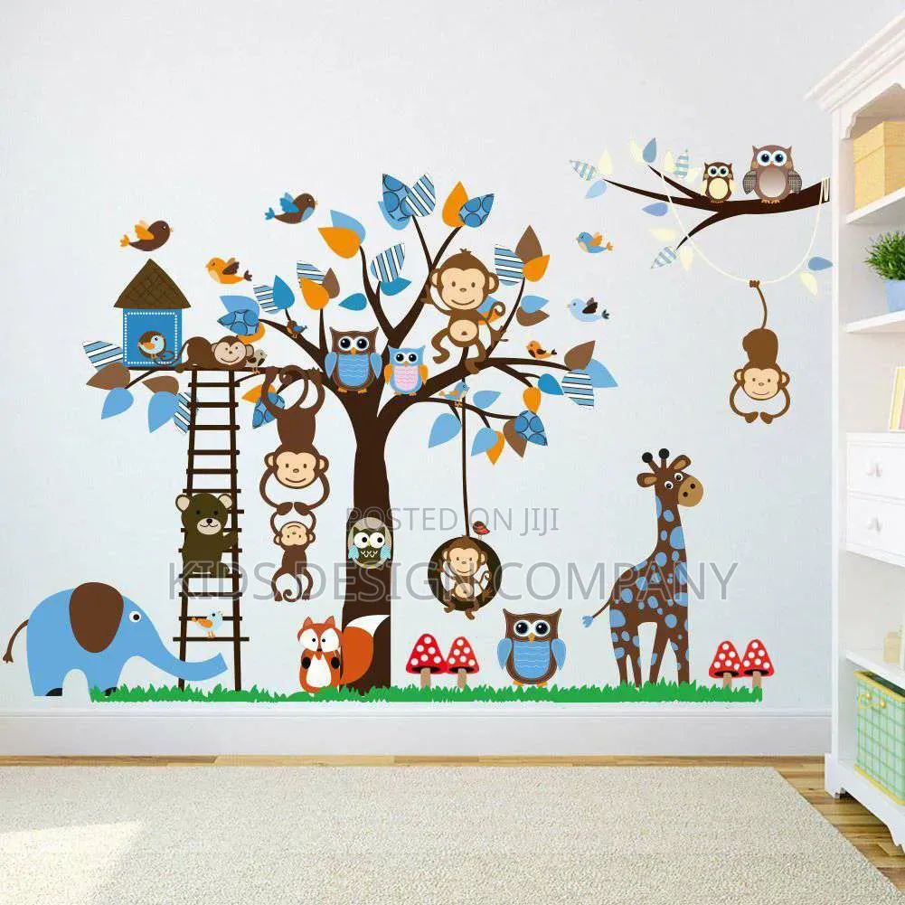 Tree Stickers for Kids Rooms Wall Decal