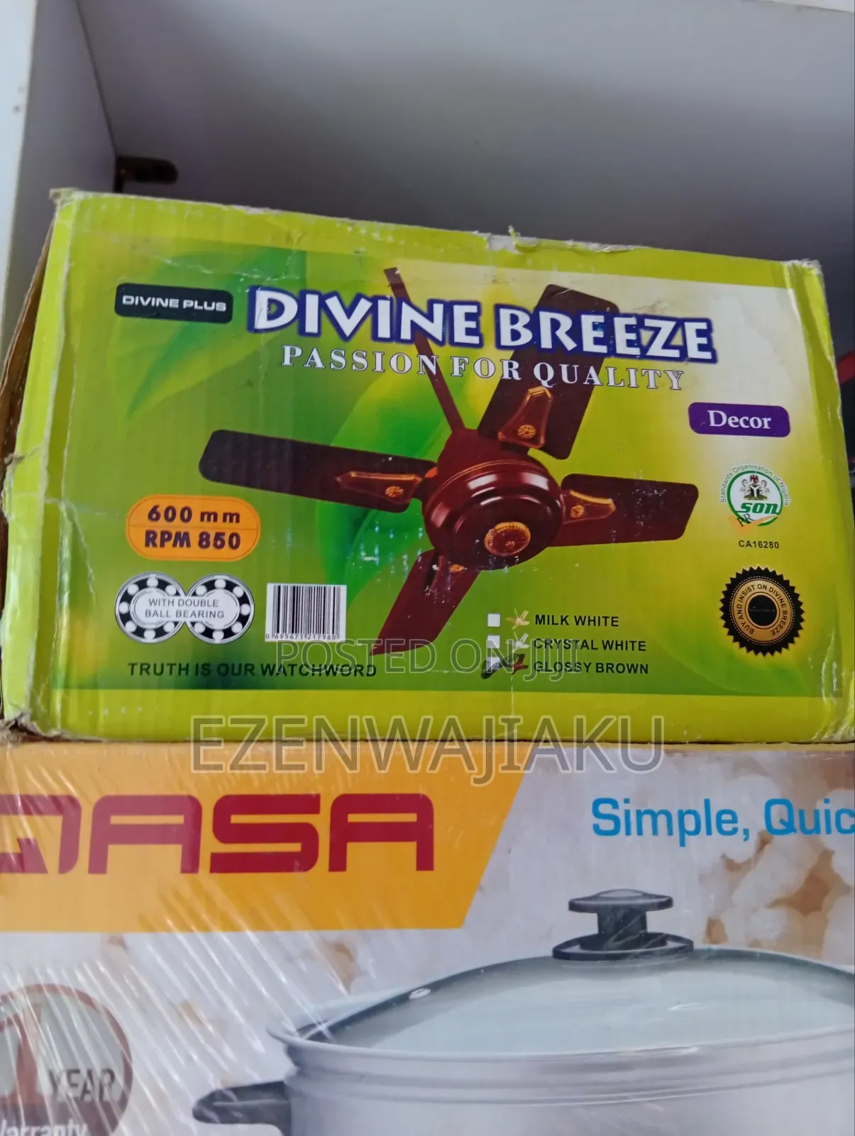 Divine Breeze Ceiling Fan