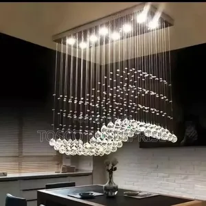 Modern Luxury Crystal Hanging Chandelier Light