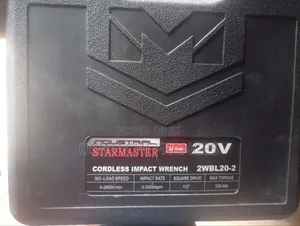 Star Master Cordless Impact Wrench 20v 2 Battery
