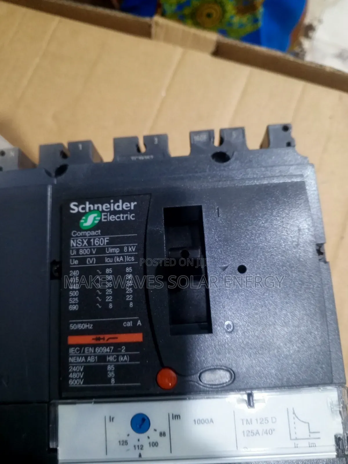 4p 160A Schneider Compact McCb Old Model