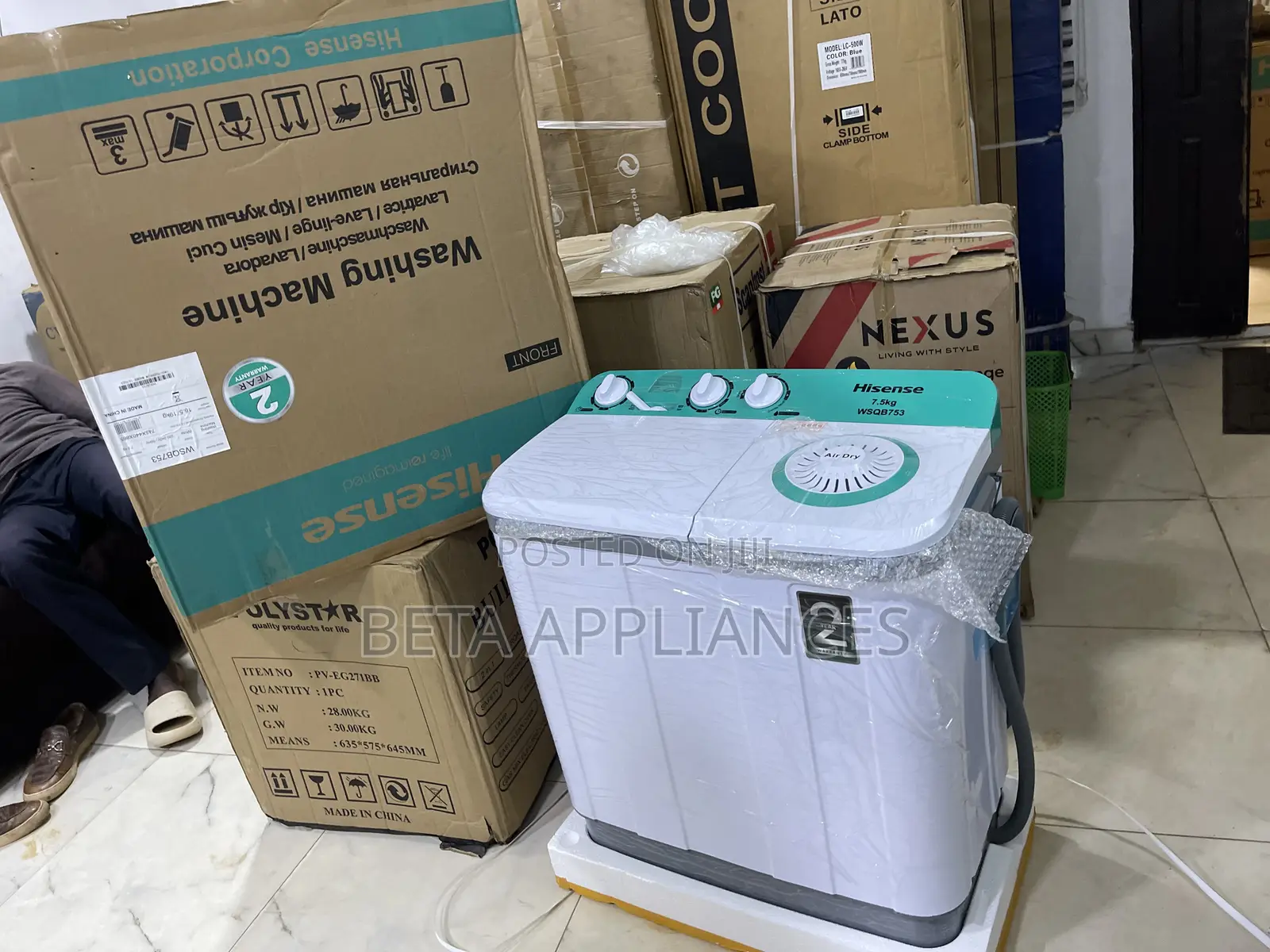 Hisense Modern 7.5kg Clothes Care Washer