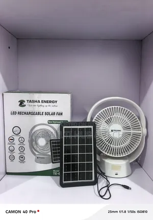 Led Rechargeable Solar Fan