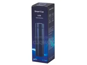Smart Vacuum Flask With LED Temperature Display –500ml Stainless Steel