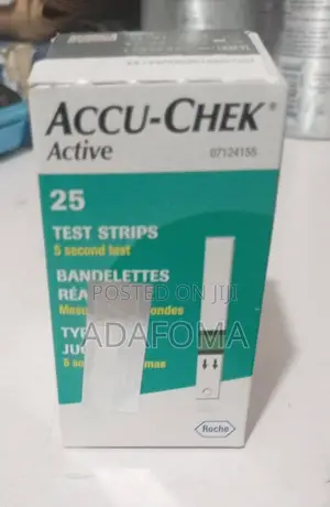 Accu-Chek Active Blood Glucose Test Strips 25 Pieces