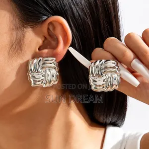 Sliver Stud Women's Earrings Jewelry Rings