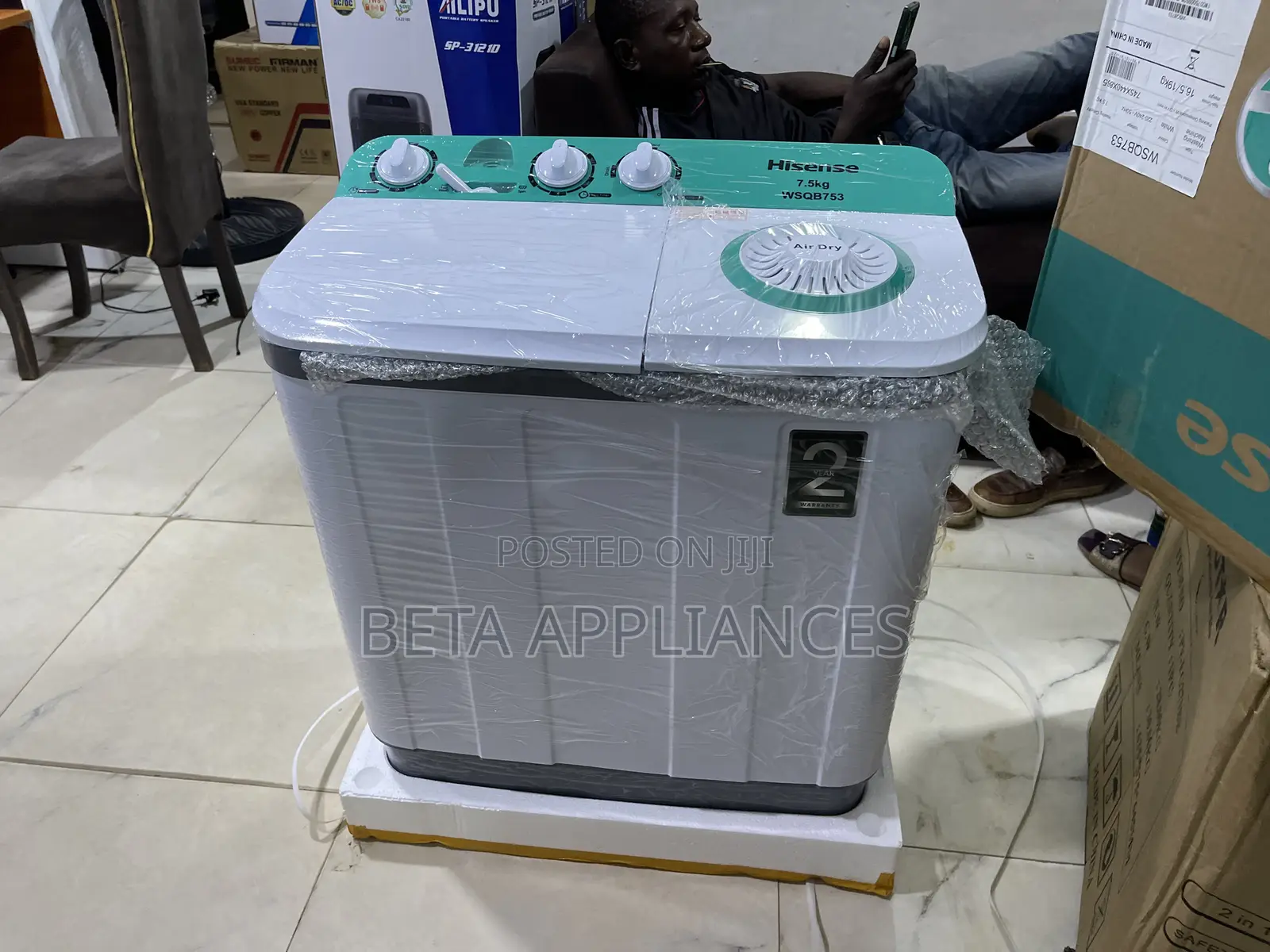 Hisense Powerful Twin Tub Clothes Washer