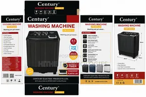 Century 8.5KG Twin Tub Washing Machine(PoD Within Ibadan)