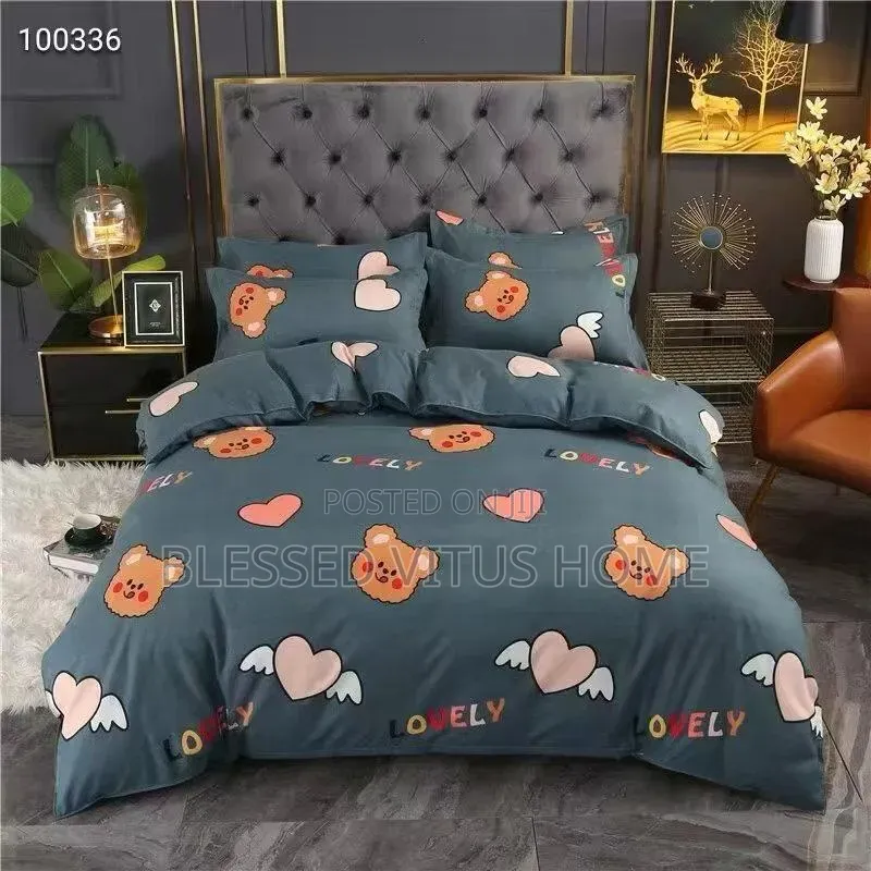 Kids Orange Bedspread Fabric
