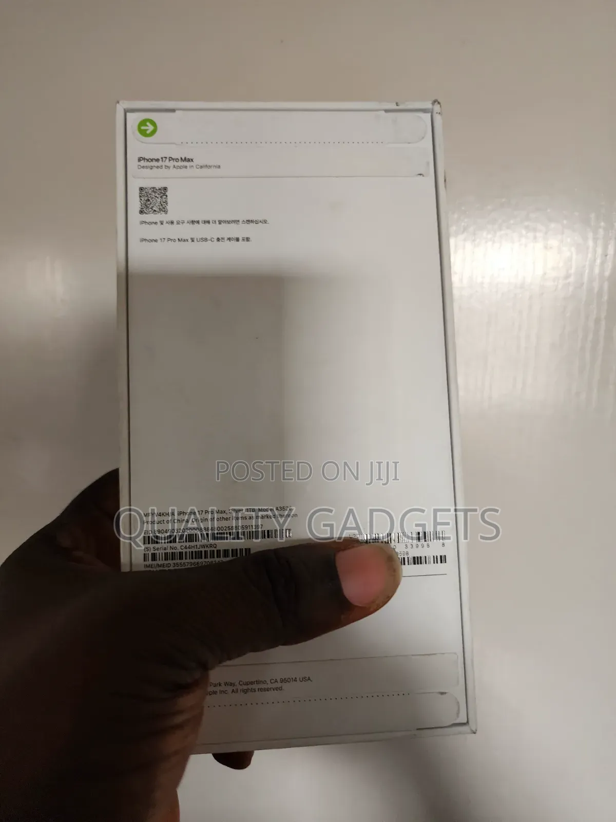 New Apple iPhone 17 Pro Max 1 TB Silver