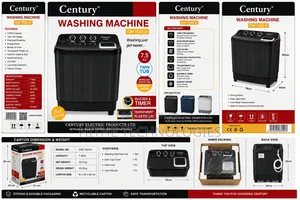 7.5kg Twin Tub Washing Machine (Payment on Delivery Within Ibadan)