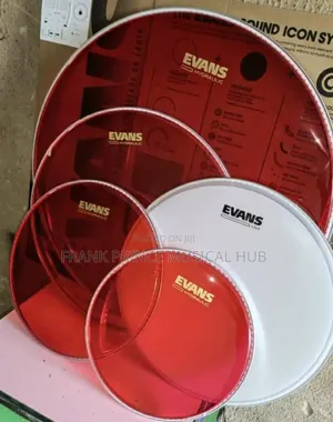 Evans Hydraulic Red Drumhead Set + Evans UV1 Coated Snare Head