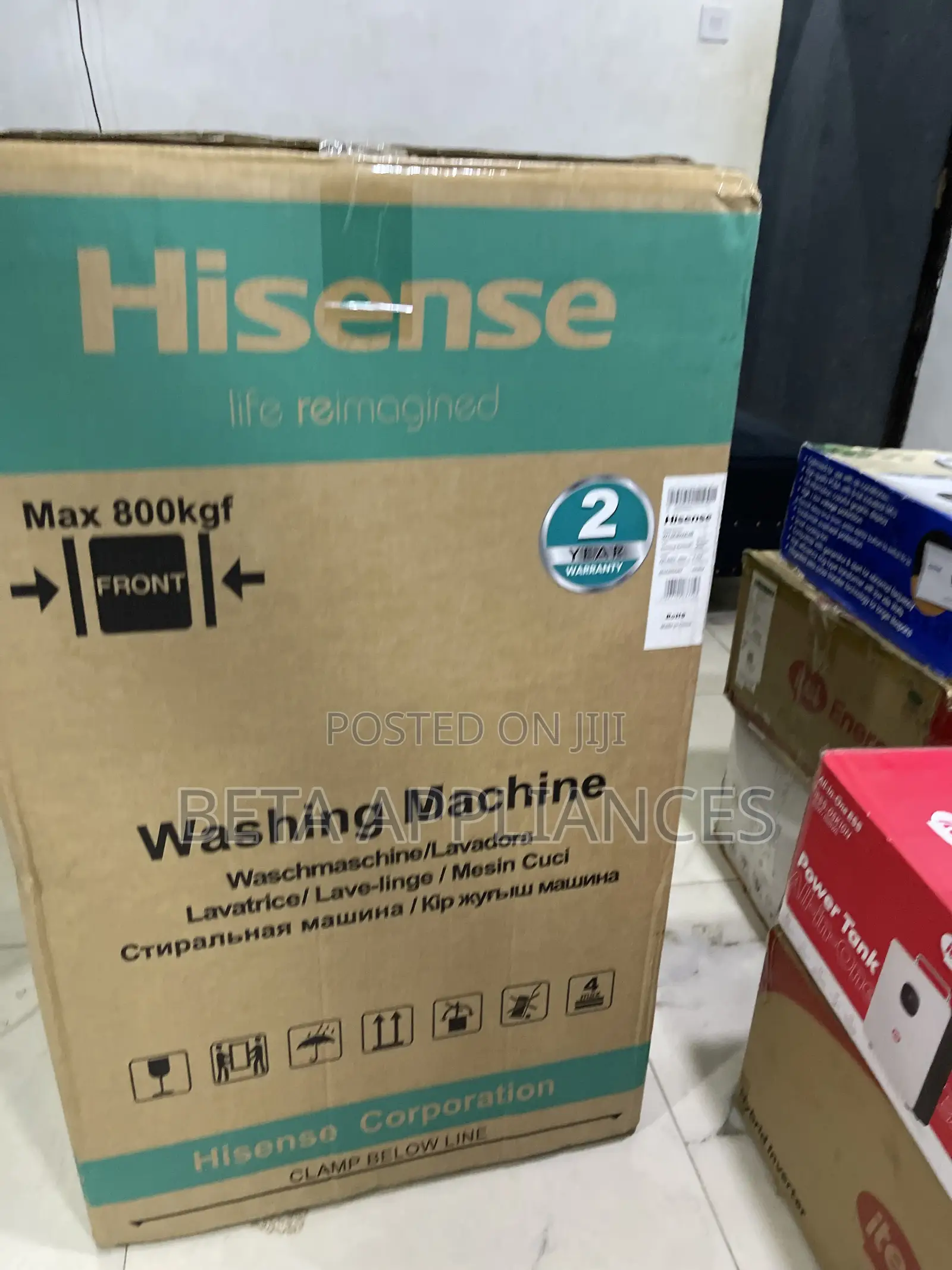 Automatic Hisense Washing Machine 9KG