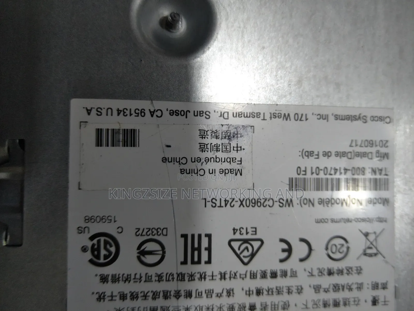 Cisco 2960x-24ts-L