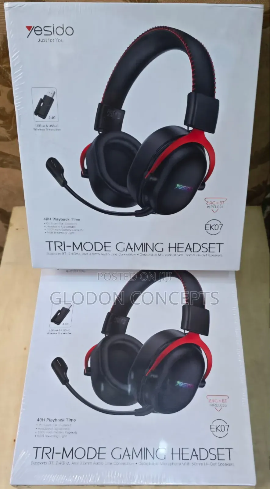 Yesido Tri-Mode Gaming Headset
