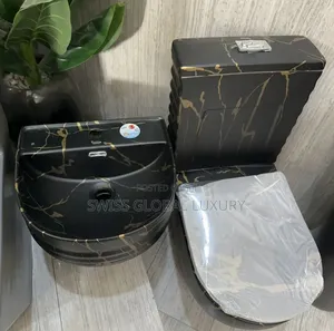 High Quality Complete Set of Executive Marble Wc Black
