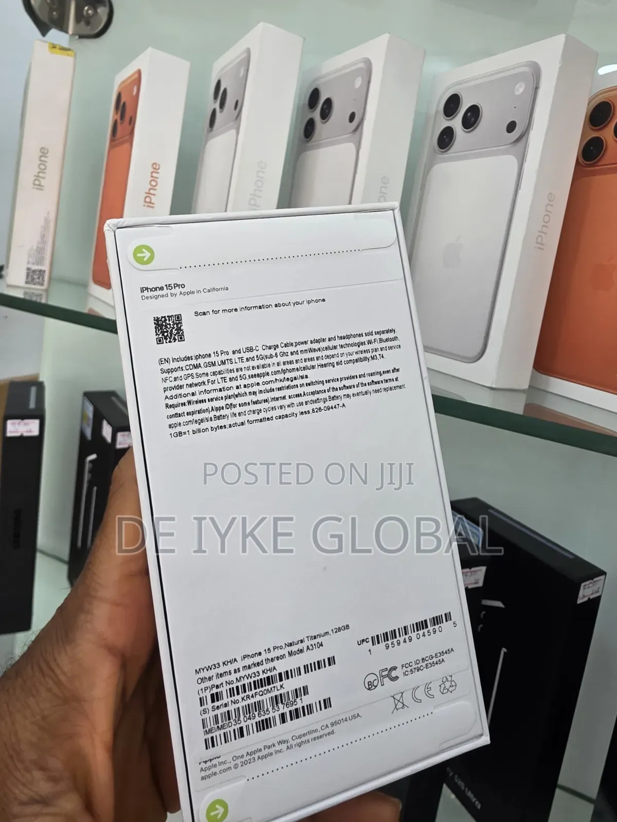 New Apple iPhone 15 Pro 128 GB Silver