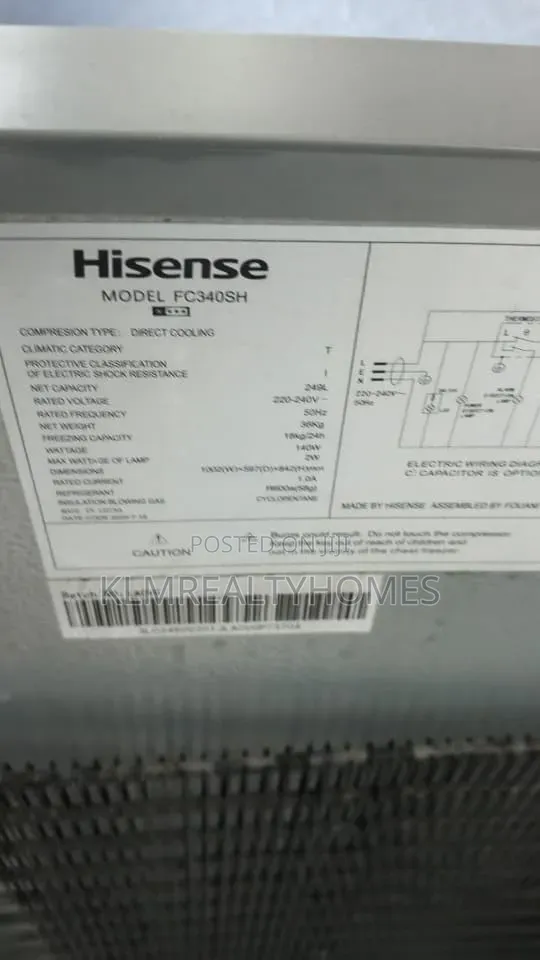 Hisense 249 Litres