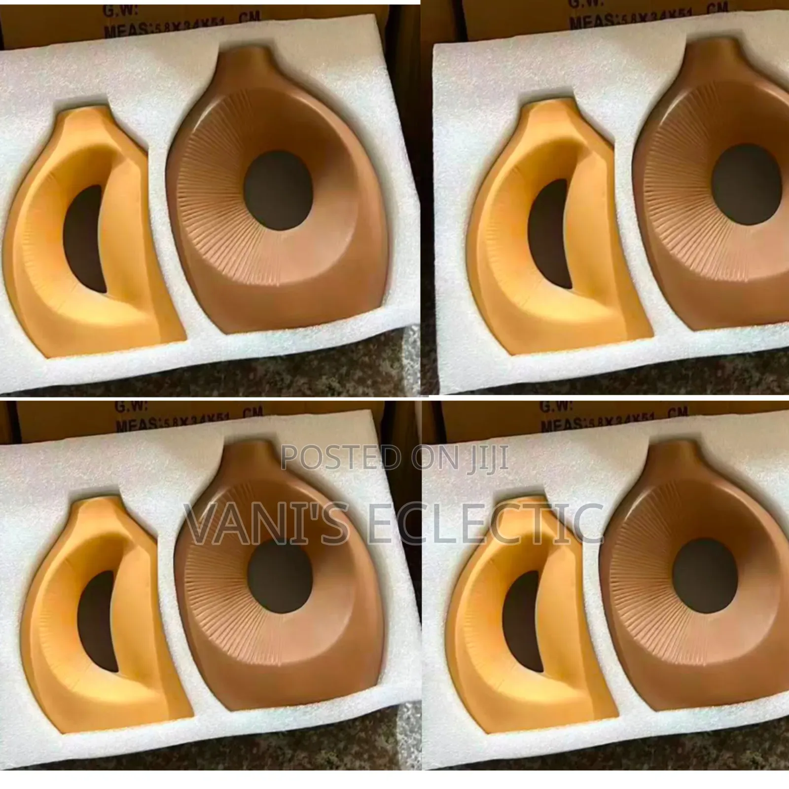 Ceramic Donut Vase Sets