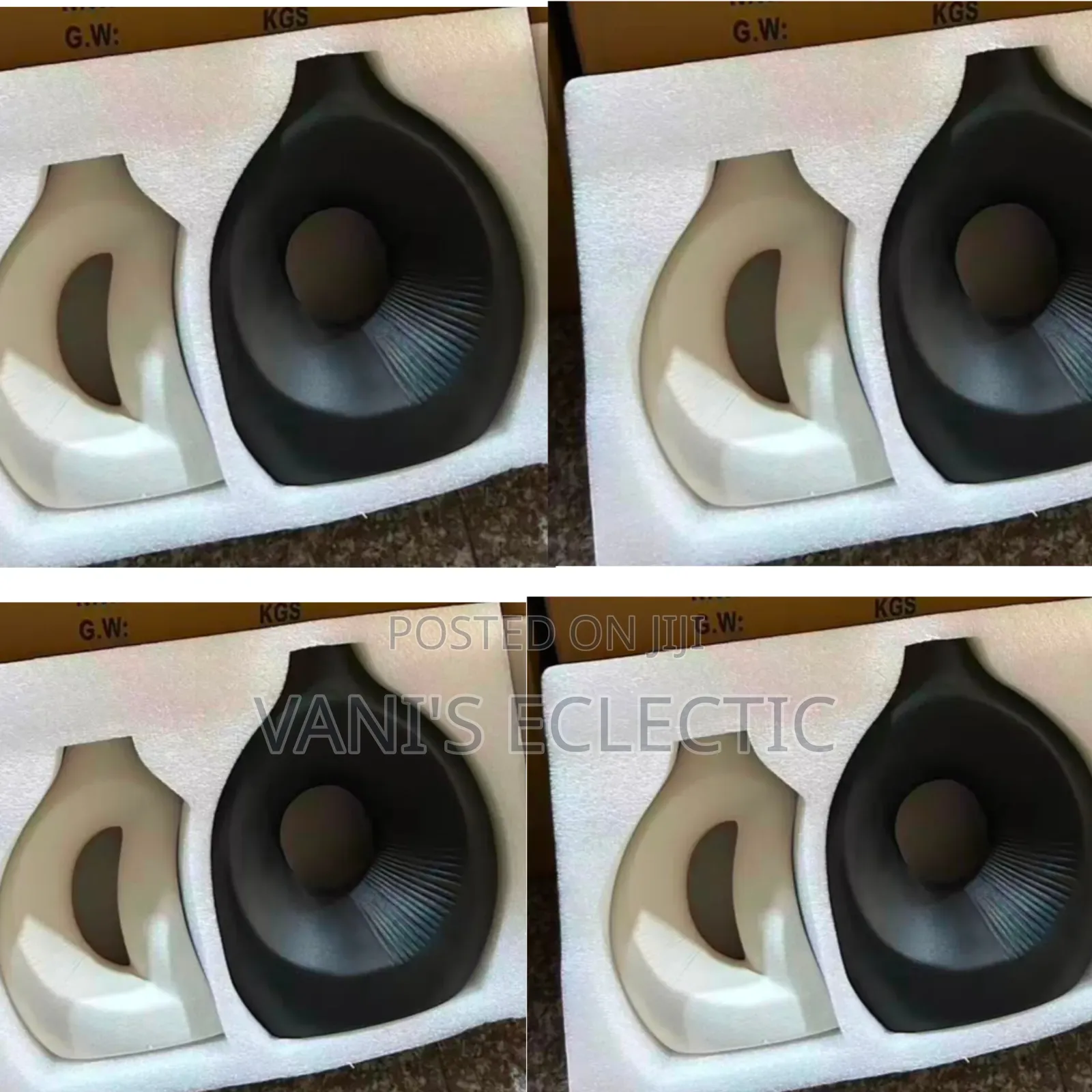 Ceramic Donut Vase Sets