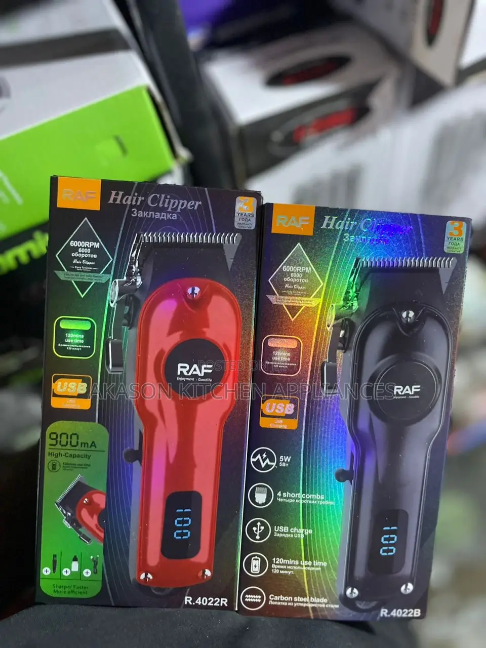 Raf Digital Rechargeable Hair Clipper