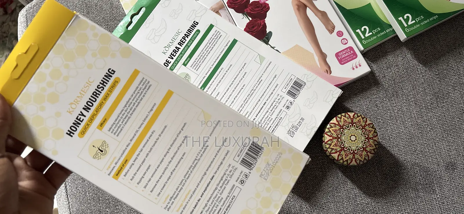 KORMESIC WAX STRIP Quick Easy Hair Removal (12pcs)